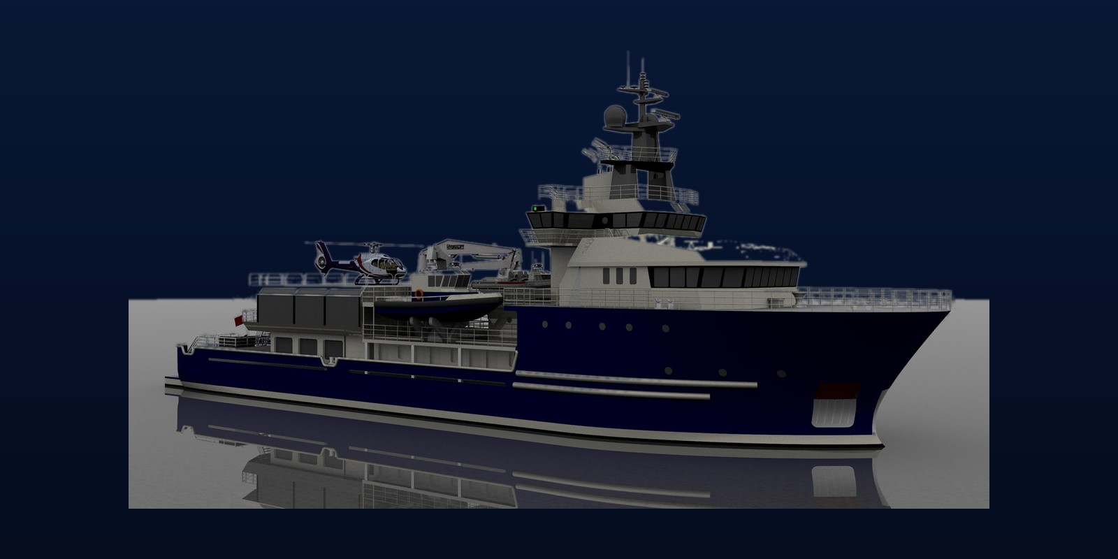 Project Beacon — 190 ft (58 m)  ·  Ulstein design  ·  DNV  ·  1999 Norwegian emergency-response & rescue vessel expedition conversion candidate