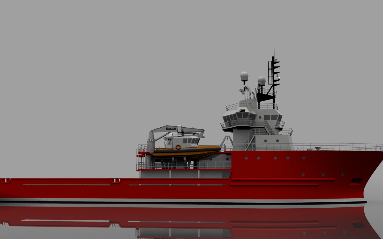 Beacon conversion concept — clean support-vessel profile