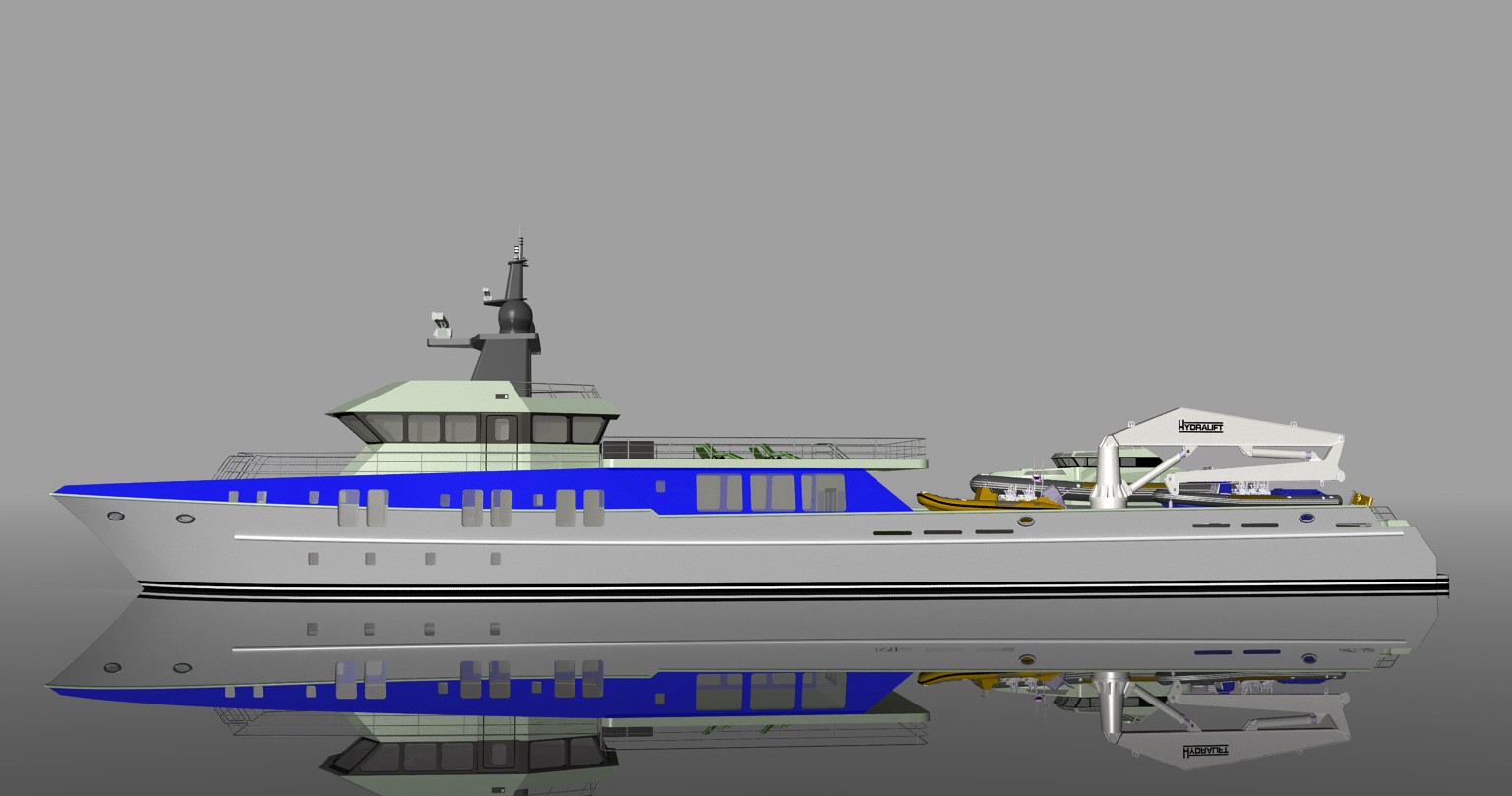 Project Corsair — conversion rendering, full profile
