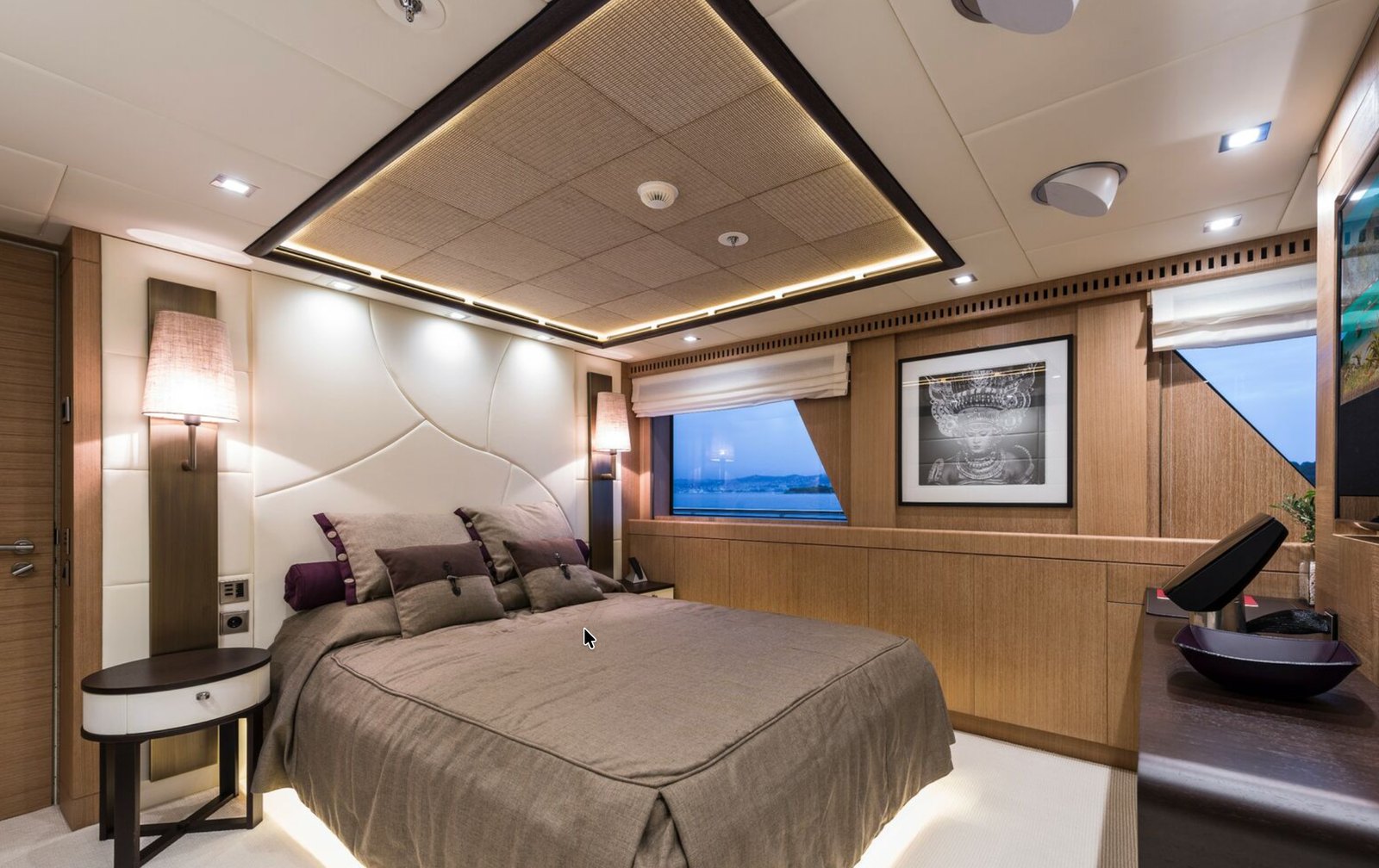 Sister ship interior — owner's stateroom