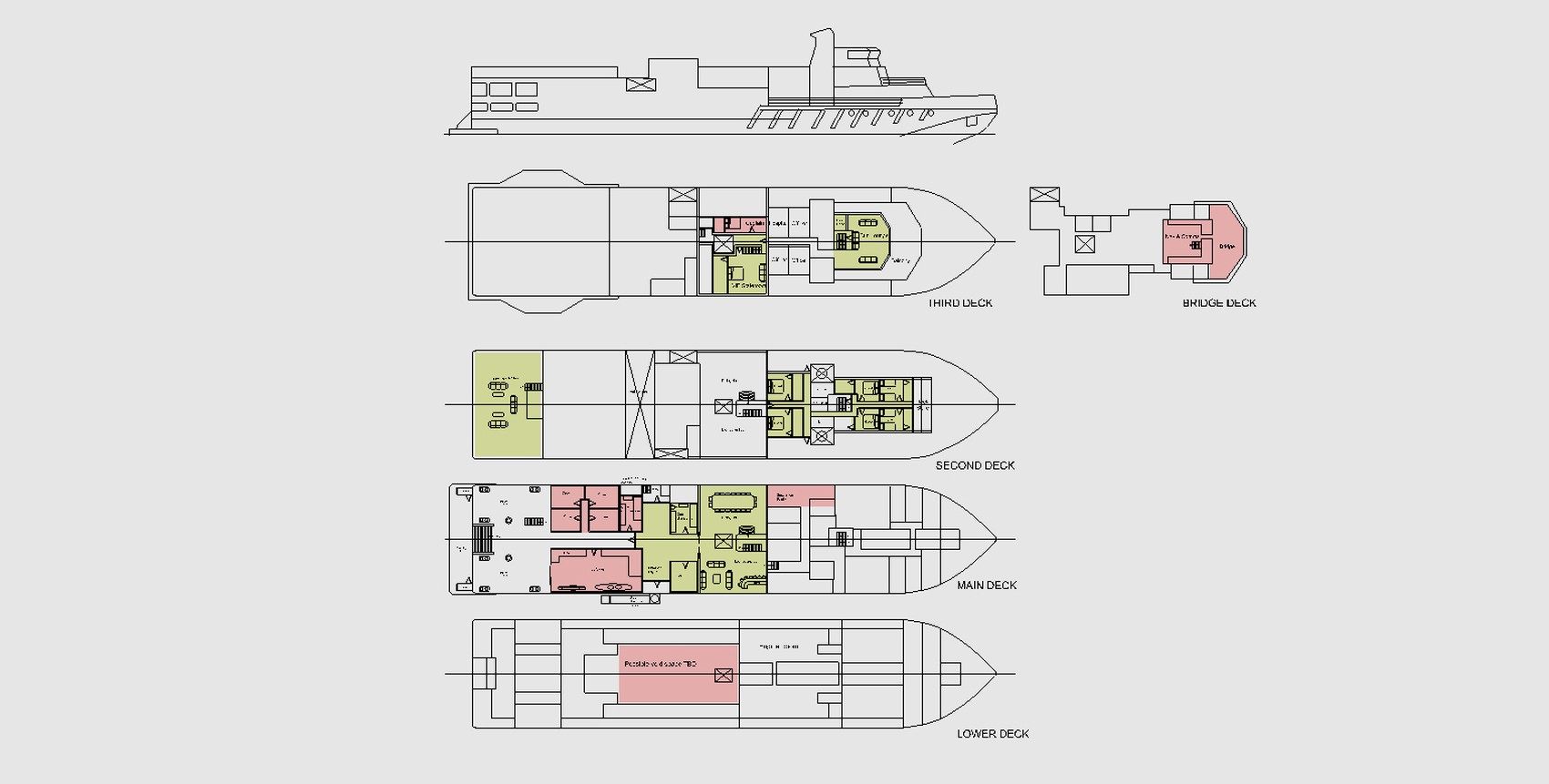 Project Polaris general arrangement — Conversion GA
