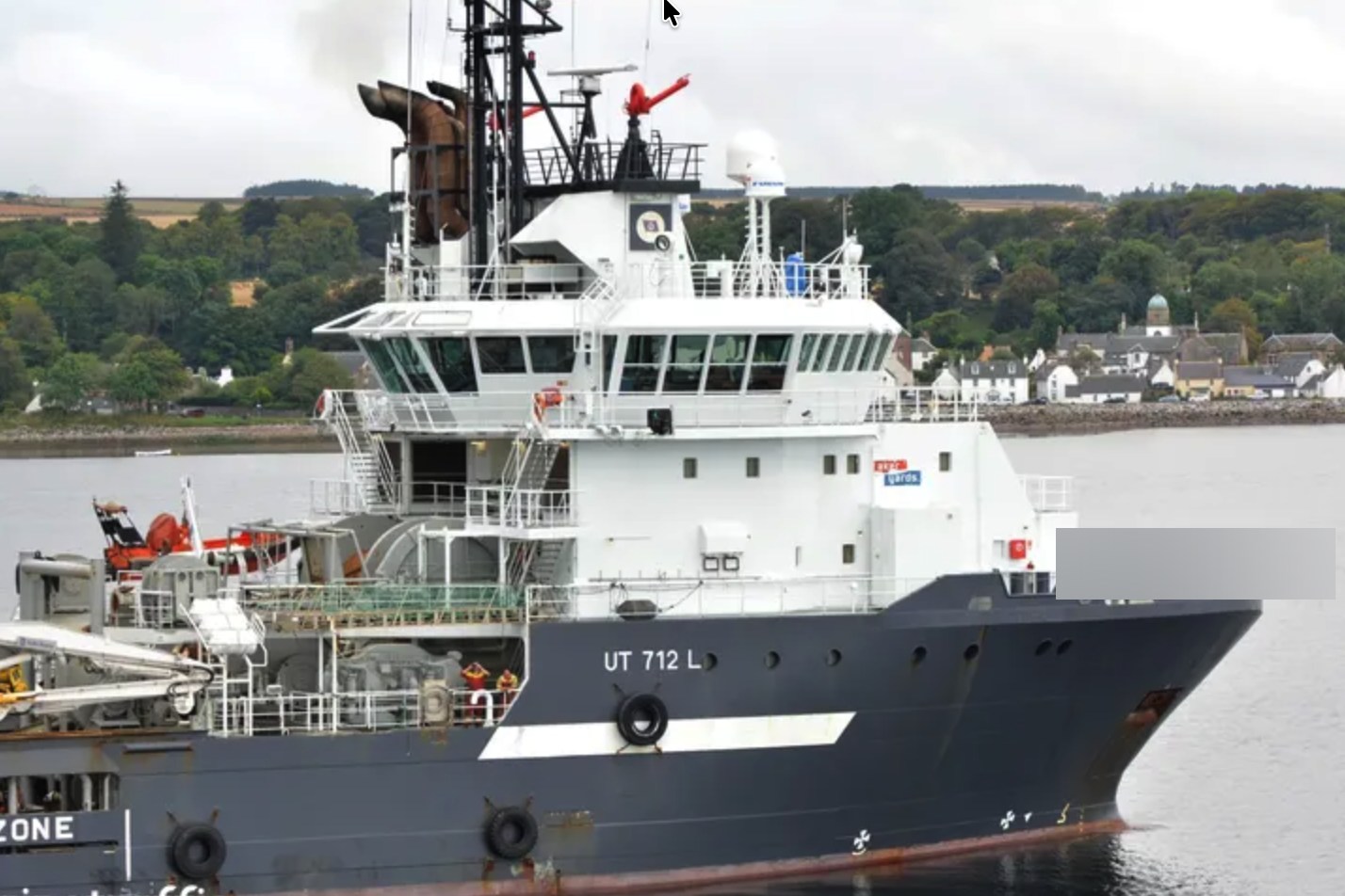 Project Octant — close bow view showing bridge and forward superstructure