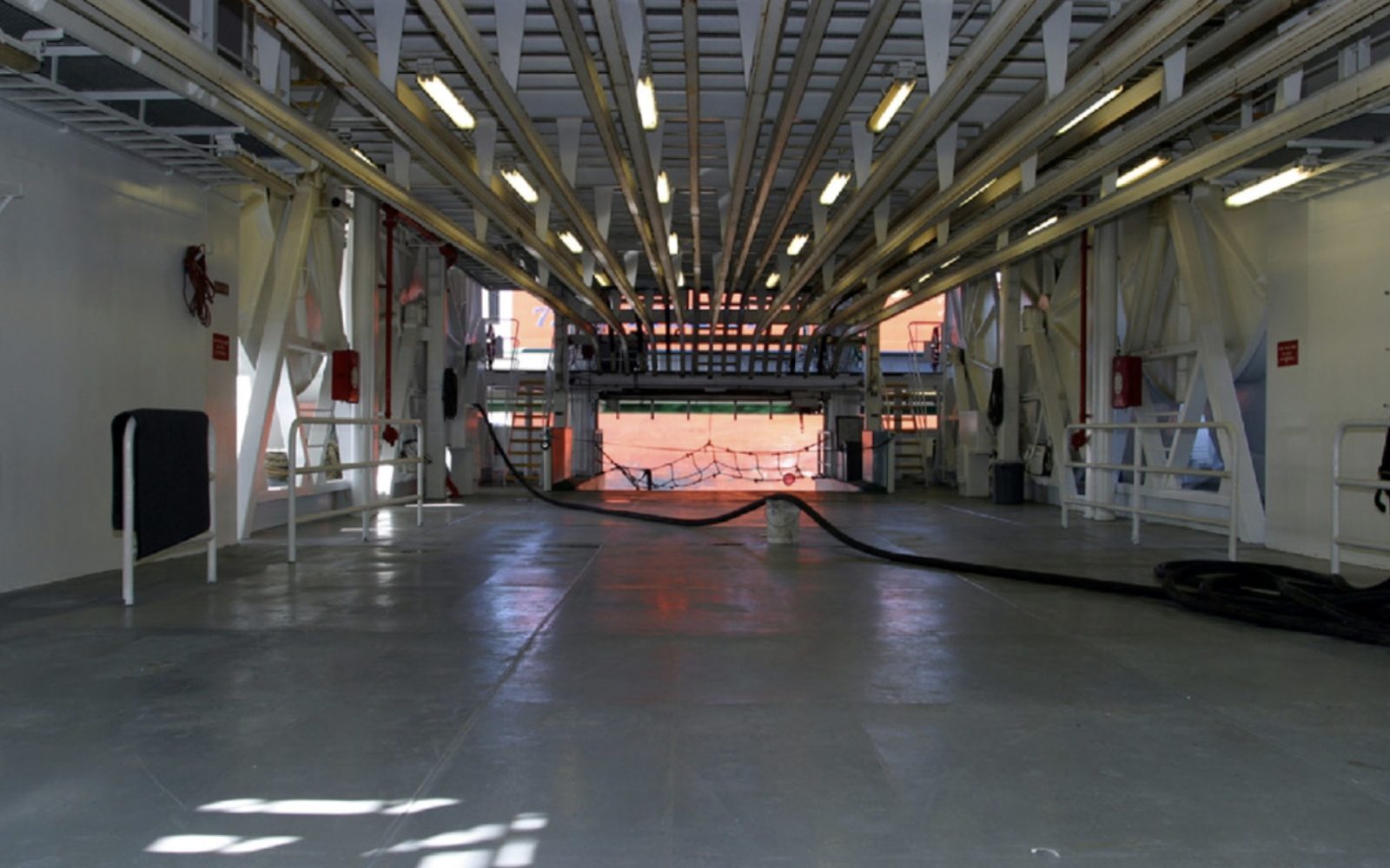 Project Orca — Hangar deck, as she lies