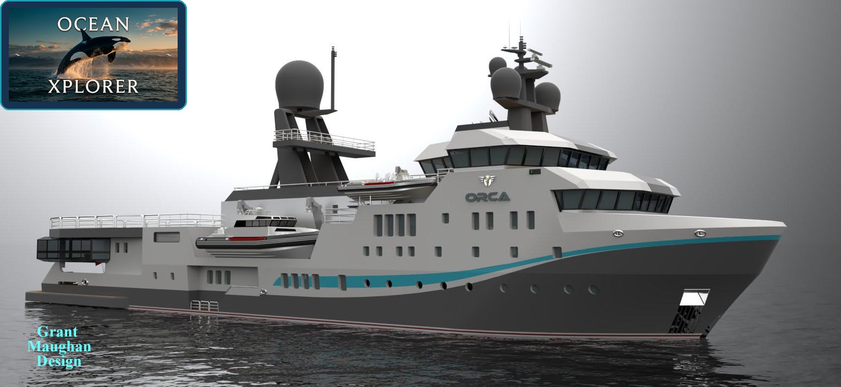 Project Orca — 256 ft (78 m)  ·  Ulstein UT-743  ·  Built 1993, Norway expedition conversion candidate