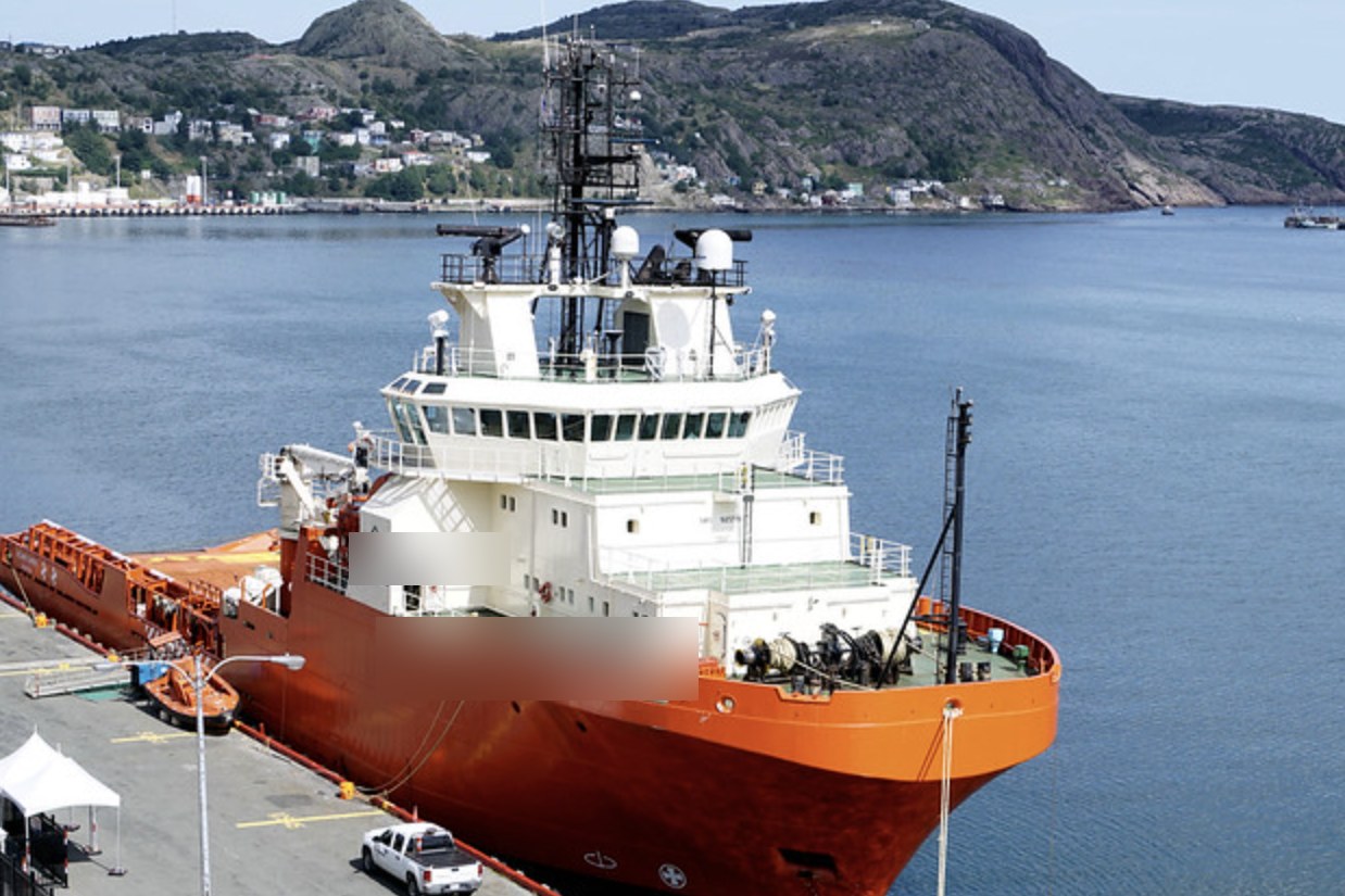 Project Osprey — alongside in a North Atlantic port