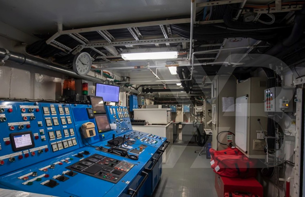 Project Skyward — the engine control room and machinery