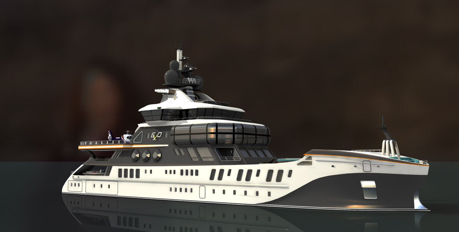 EVO 80 fast expedition yacht